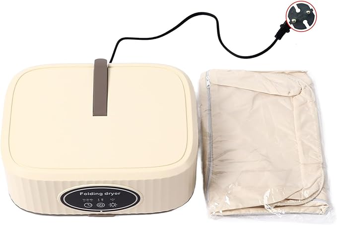 Saliekamais pārnēsājamais veļas žāvētājs ar taimeri 600W