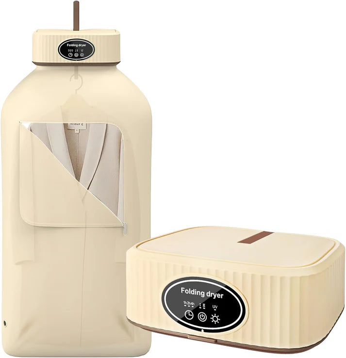 Saliekamais pārnēsājamais veļas žāvētājs ar taimeri 600W