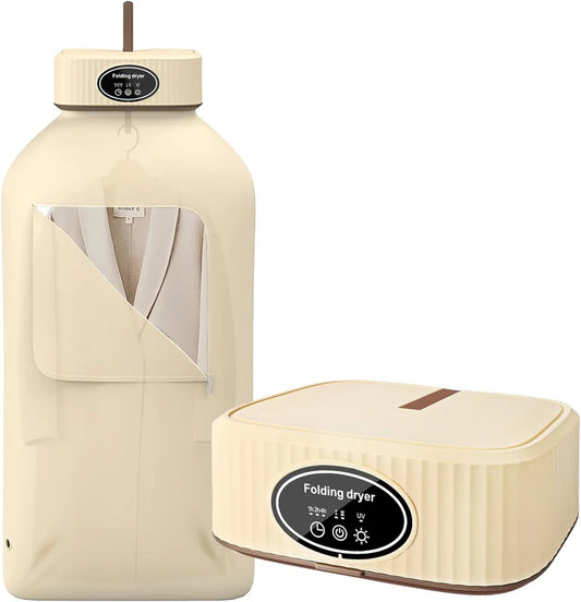 Saliekamais pārnēsājamais veļas žāvētājs ar taimeri 600W