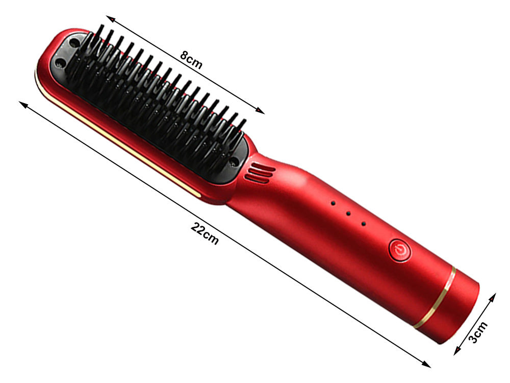 Matu taisnotāja birste 2in1 elektriskā bezvada