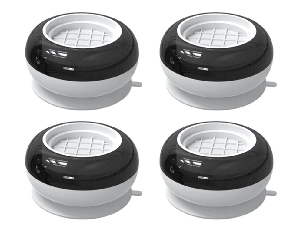 Vibrācijas novēršanas spilventiņi veļas mašīnai, mēbelēm, trauku mazgājamajai mašīnai, 4 gab.