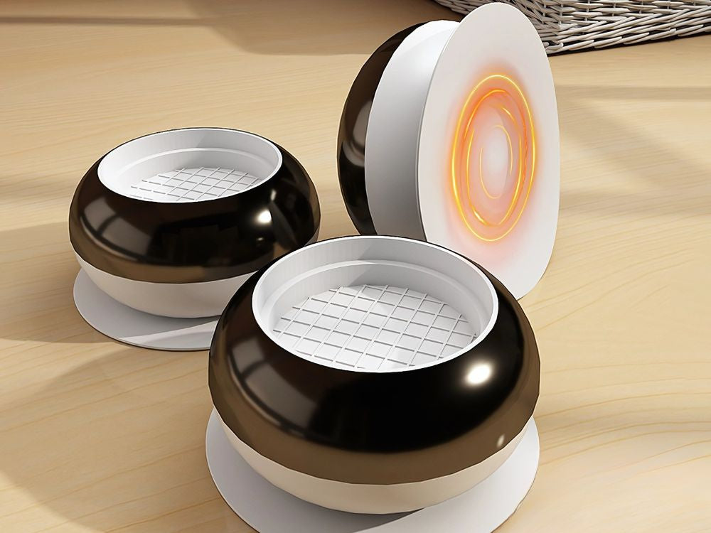 Vibrācijas novēršanas spilventiņi veļas mašīnai, mēbelēm, trauku mazgājamajai mašīnai, 4 gab.