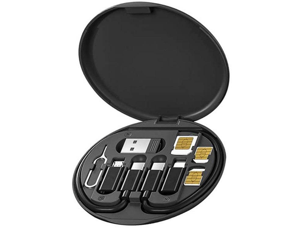 Adapteru komplekts USB kabelim, C tipa, 4in1, mikro apgaismojums, 60W