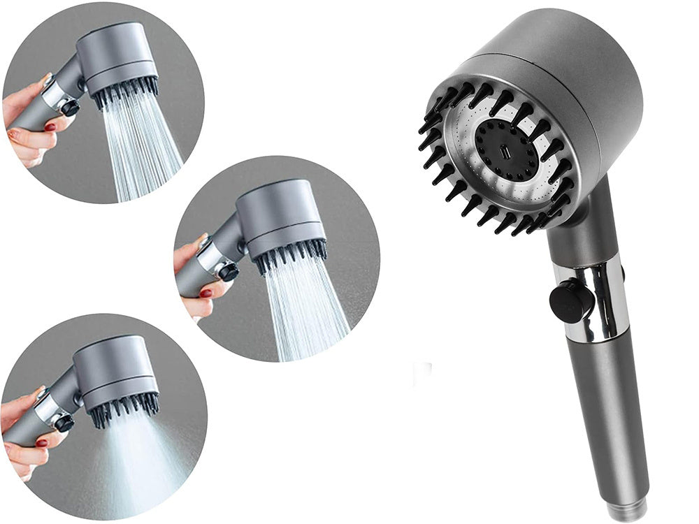 Dušas klausule 3 režīmi ar nomaināmu filtra apturēšanas funkciju, ekonomiska