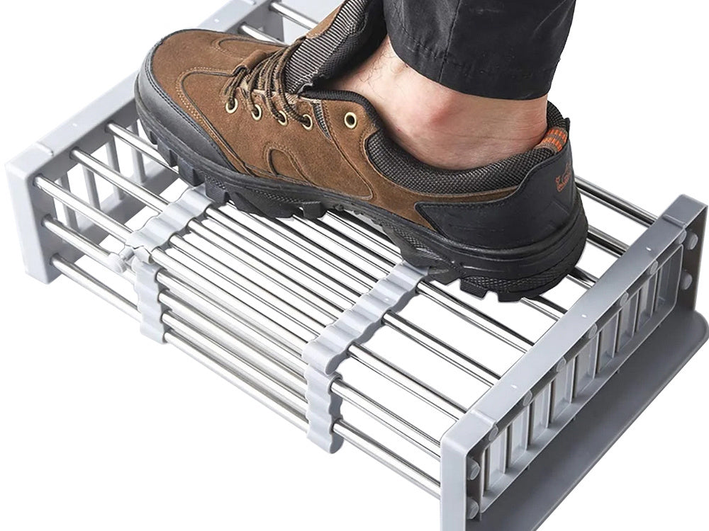 Izlietnes notecināšanas dēlis teleskopiskam dārzeņu un augļu grozam