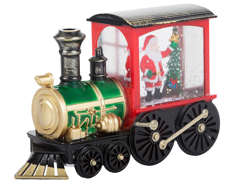 Ziemassvētku laternas laternas dekorācija LED dekorācija vitrāžas lokomotīve