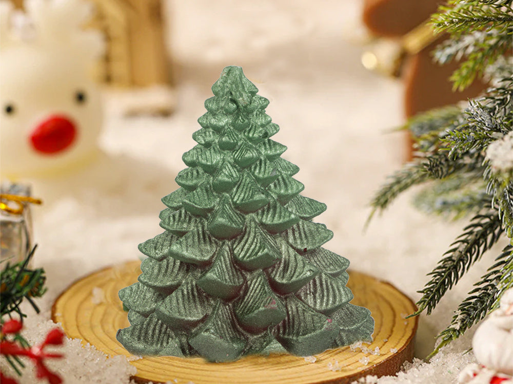 Ziemassvētku eglītes svece Ziemassvētku kastīte dekoratīva svece