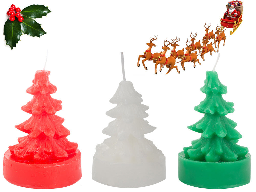 Ziemassvētku eglītes aromātiskā svece Ziemassvētku aromātiskā svece