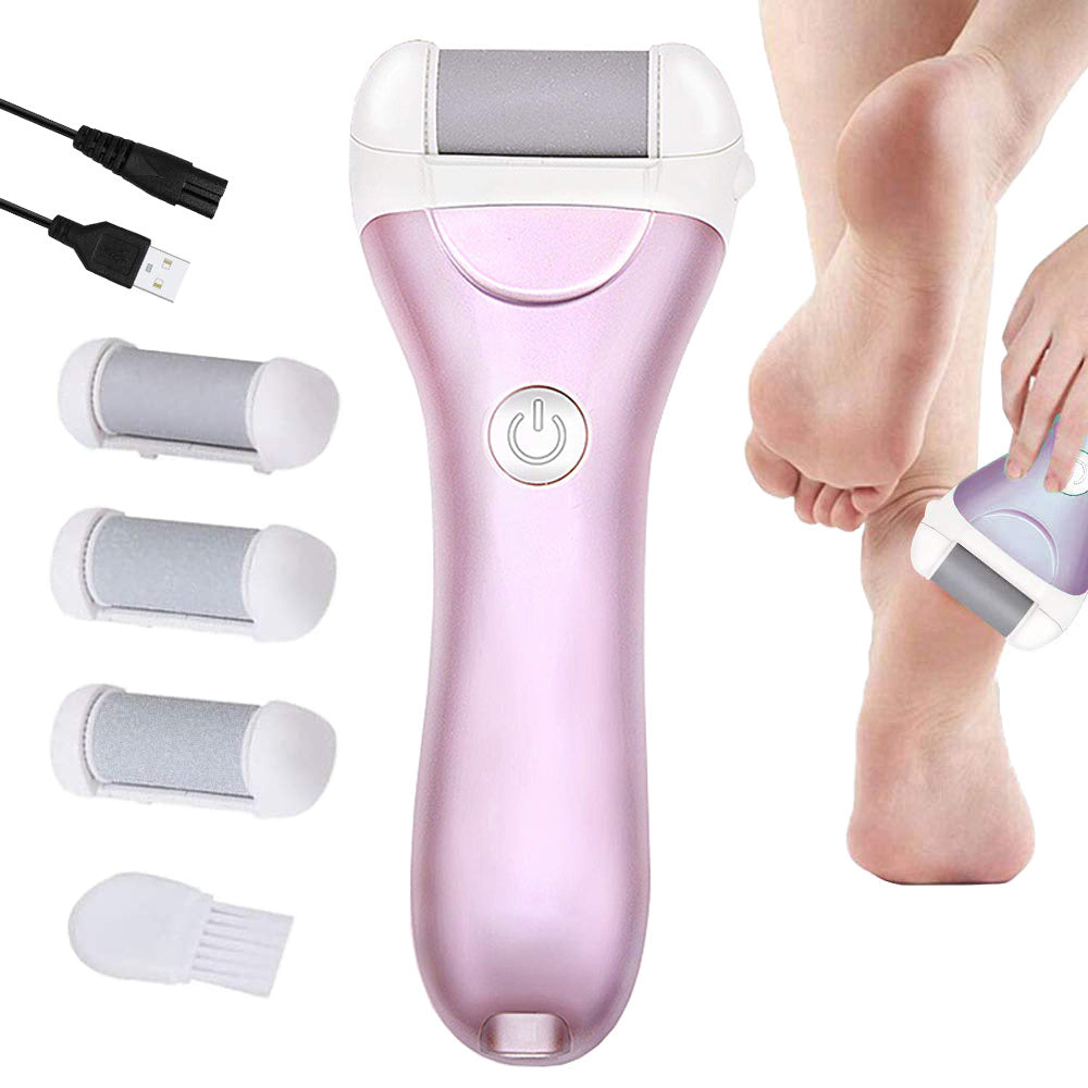 Elektriskā papēžu vīle pumeka akmens griezējam, komplekts ar 3 rullīšiem, LCD ekrāns