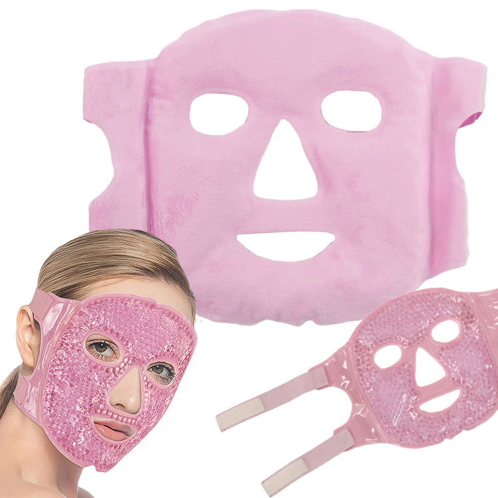 Atvēsinoša, atvēsinoša sejas maska, sildoša, relaksējoša acu maska ar želeju