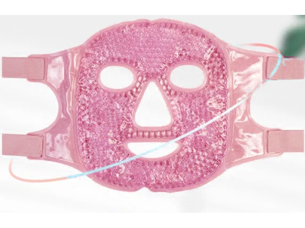 Atvēsinoša, atvēsinoša sejas maska, sildoša, relaksējoša acu maska ar želeju