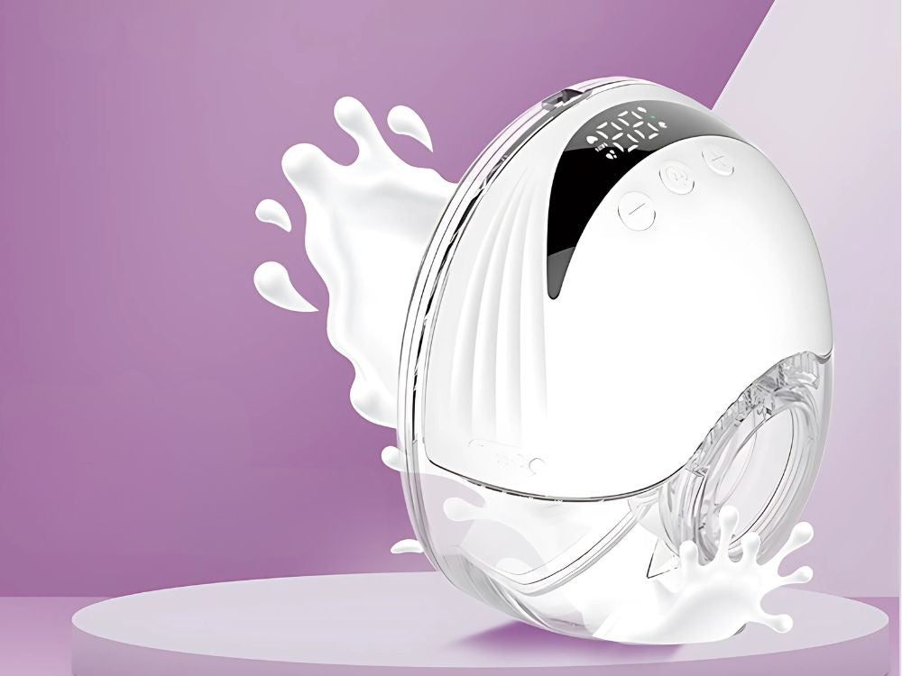 Elektriskais krūts pumpis ar 4 režīmiem, pārnēsājams krūts pumpis ar bezvadu apvalku