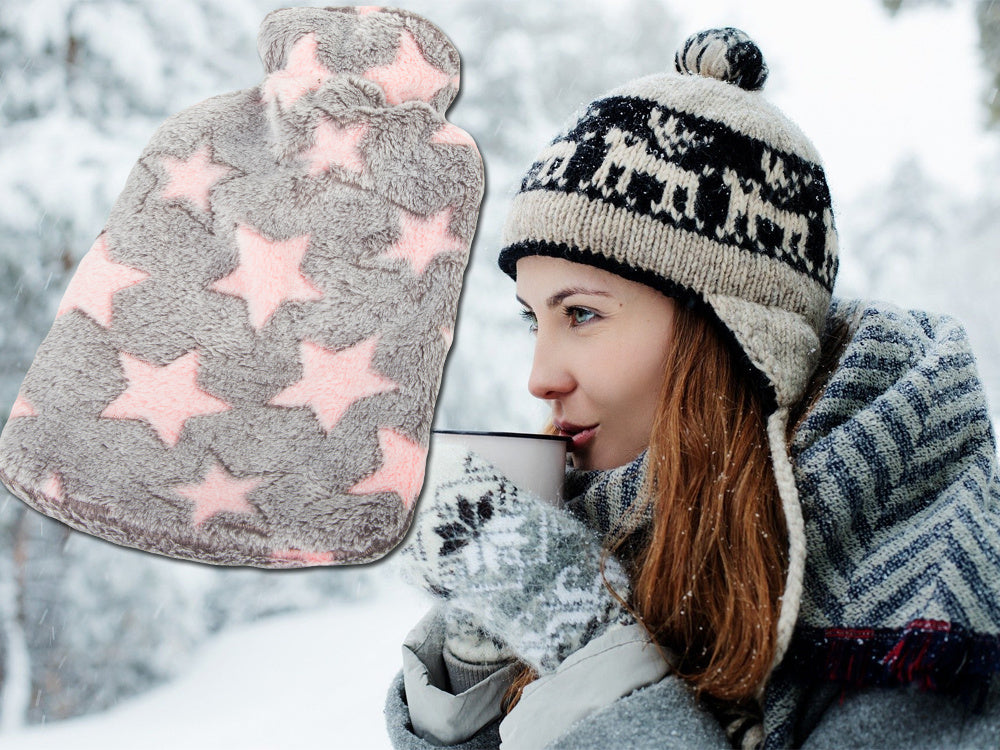 Gumijas ūdens sildītājs vāka ūdens sildītāja plīša zvaigznes