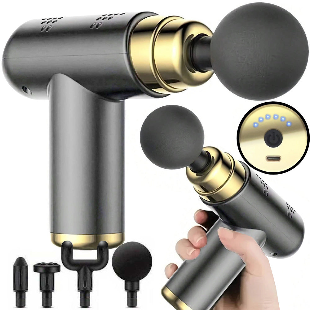 Mini muskuļu ķermeņa masāžas pistole, jaudīga, pārnēsājama masāžas pistole