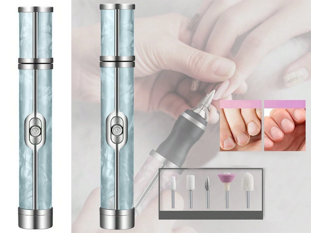Nagu frēzēšanas mašīna, manikīra un pedikīra griezēji, komplektā ar USB uzlādējamu akumulatoru