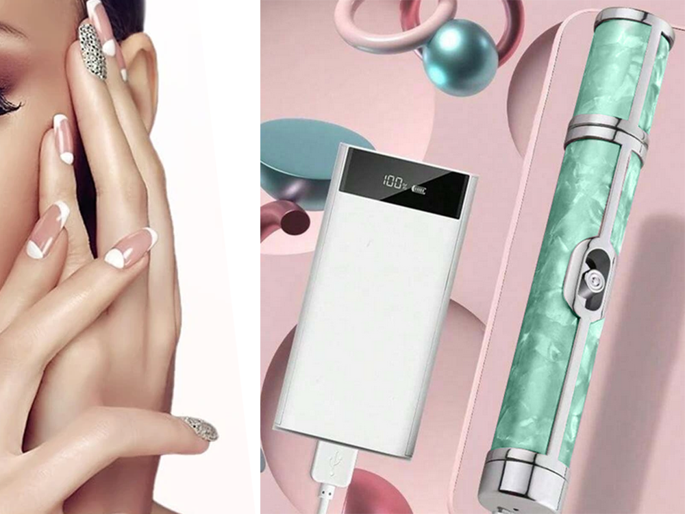 Nagu frēzēšanas mašīna, manikīra un pedikīra griezēji, komplektā ar USB uzlādējamu akumulatoru