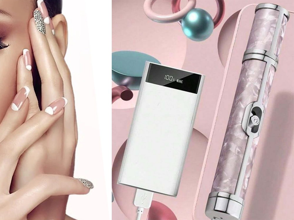 Nagu frēzēšanas mašīna, manikīra un pedikīra griezēji, komplektā ar USB uzlādējamu akumulatoru