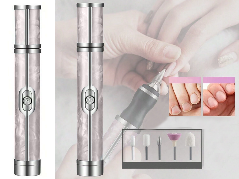 Nagu frēzēšanas mašīna, manikīra un pedikīra griezēji, komplektā ar USB uzlādējamu akumulatoru