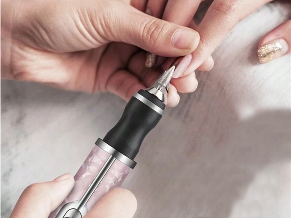 Nagu frēzēšanas mašīna, manikīra un pedikīra griezēji, komplektā ar USB uzlādējamu akumulatoru