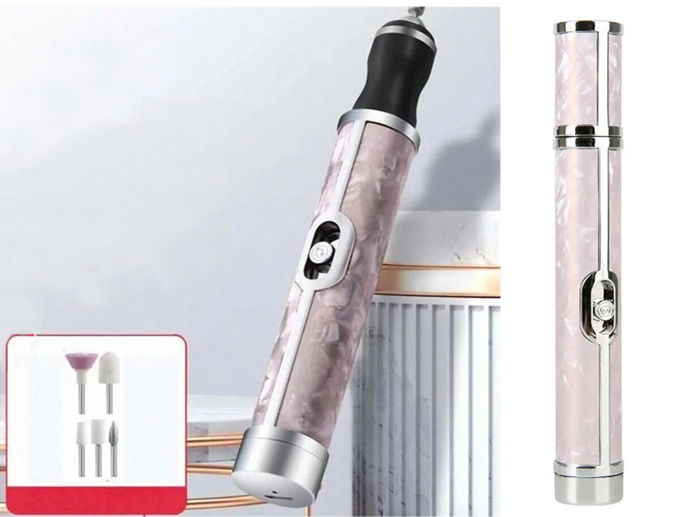 Nagu frēzēšanas mašīna, manikīra un pedikīra griezēji, komplektā ar USB uzlādējamu akumulatoru