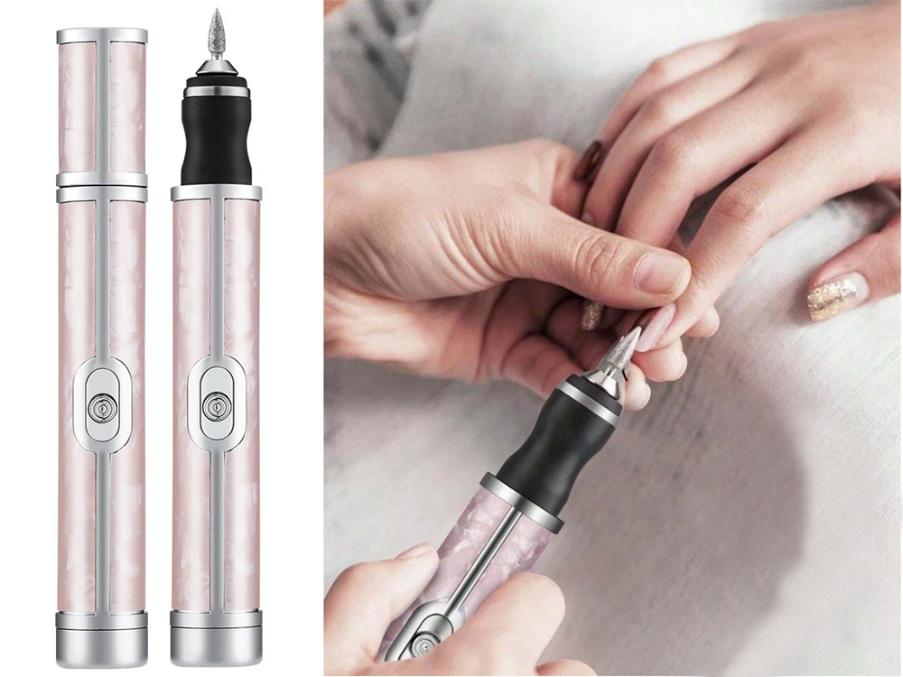 Nagu frēzēšanas mašīna, manikīra un pedikīra griezēji, komplektā ar USB uzlādējamu akumulatoru