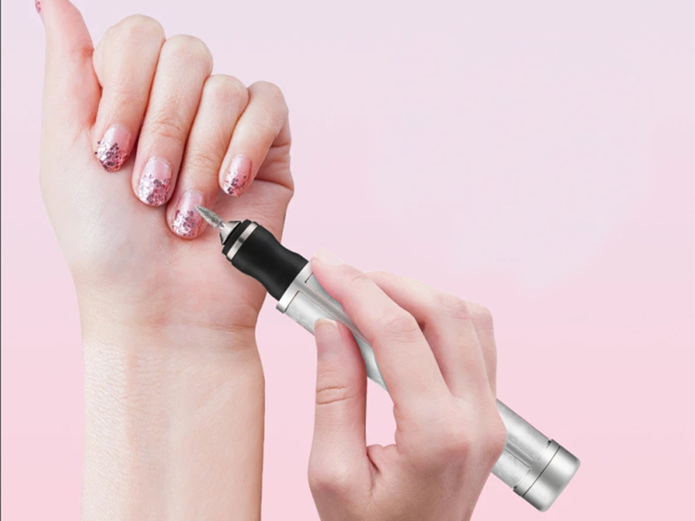 Nagu frēzēšanas mašīna, manikīra un pedikīra griezēji, komplektā ar USB uzlādējamu akumulatoru