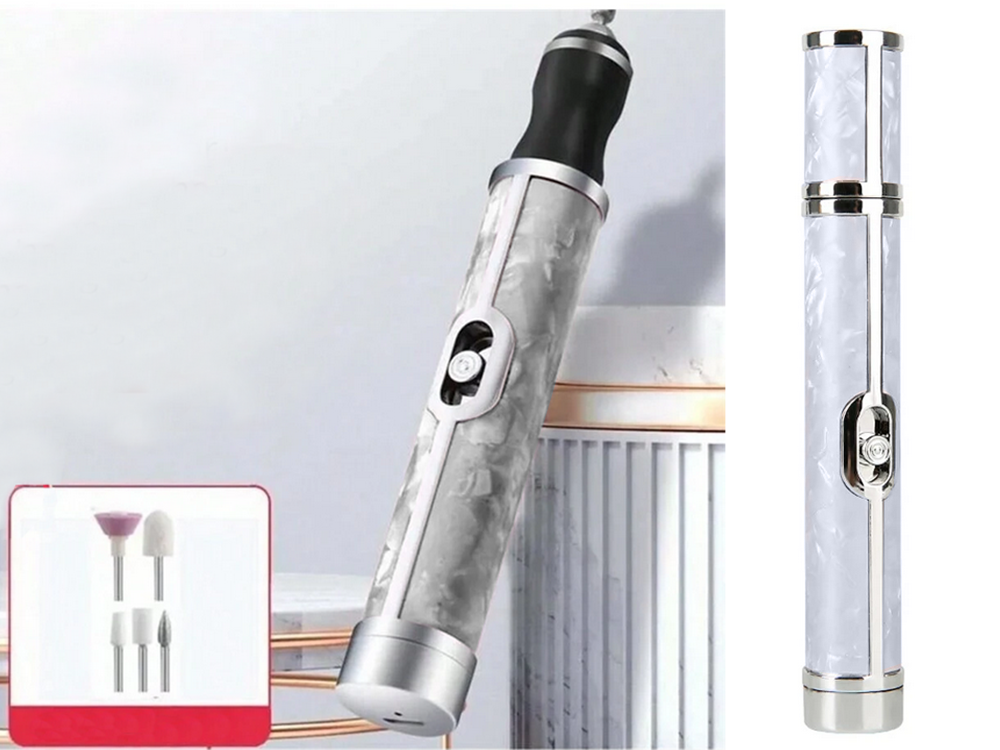 Nagu frēzēšanas mašīna, manikīra un pedikīra griezēji, komplektā ar USB uzlādējamu akumulatoru