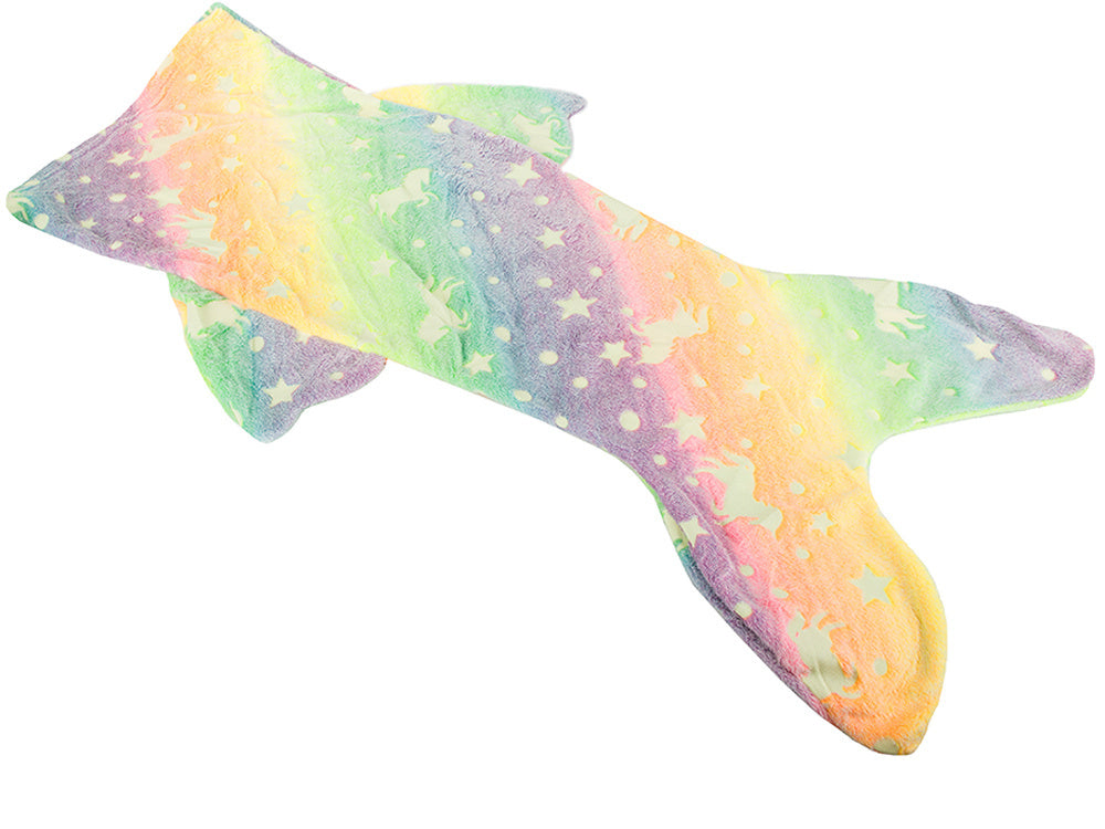 Nāriņas astes segas guļammaiss silts, mirdzošs meitenēm, mīksts zirgs