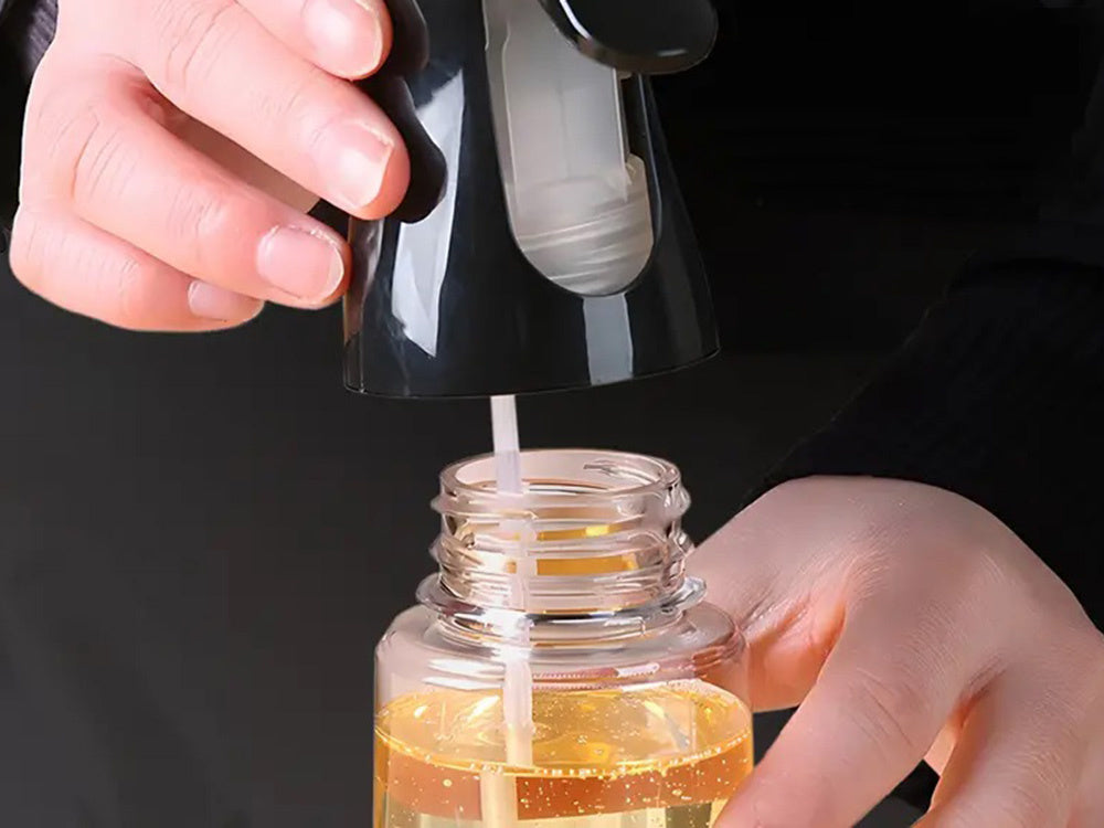 Eļļas eļļas smidzinātājs, 200 ml stikla smidzinātājs