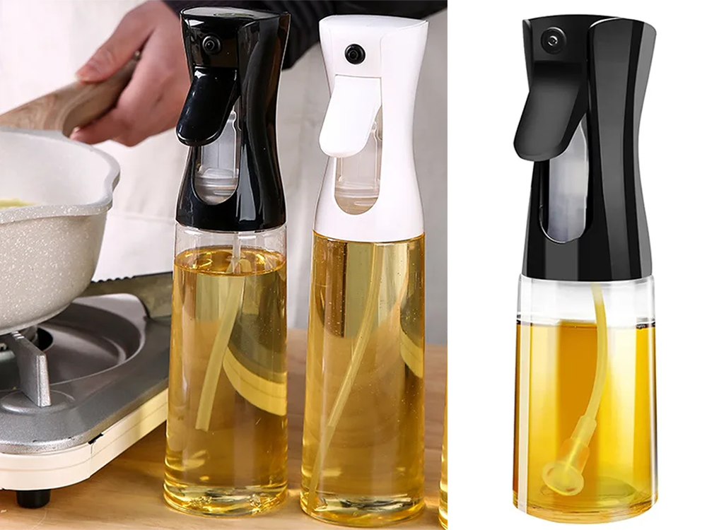 Eļļas eļļas smidzinātājs, 200 ml stikla smidzinātājs