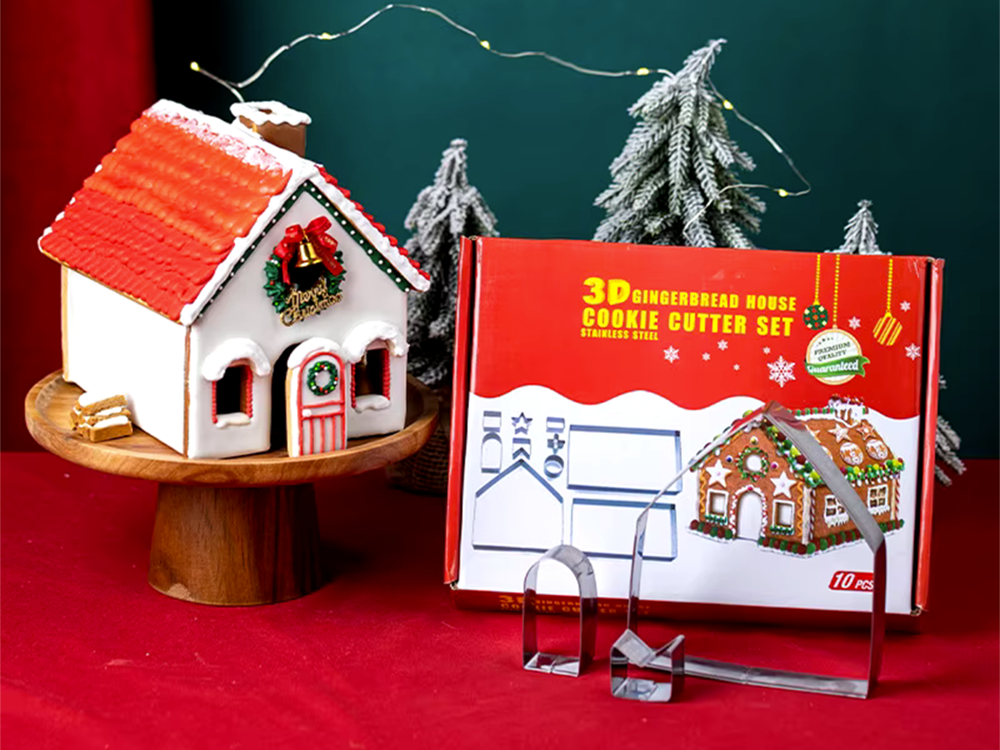 Piparkūku mājiņa Ziemassvētki Piparkūku griezēji Dzimšanas ainas būda