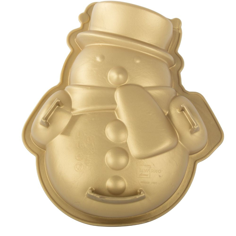 Sniegavīra kūkas forma, liela silikona Ziemassvētku kūkas forma