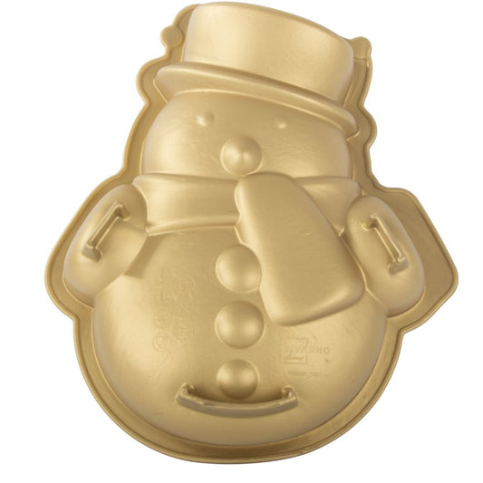 Sniegavīra kūkas forma, liela silikona Ziemassvētku kūkas forma