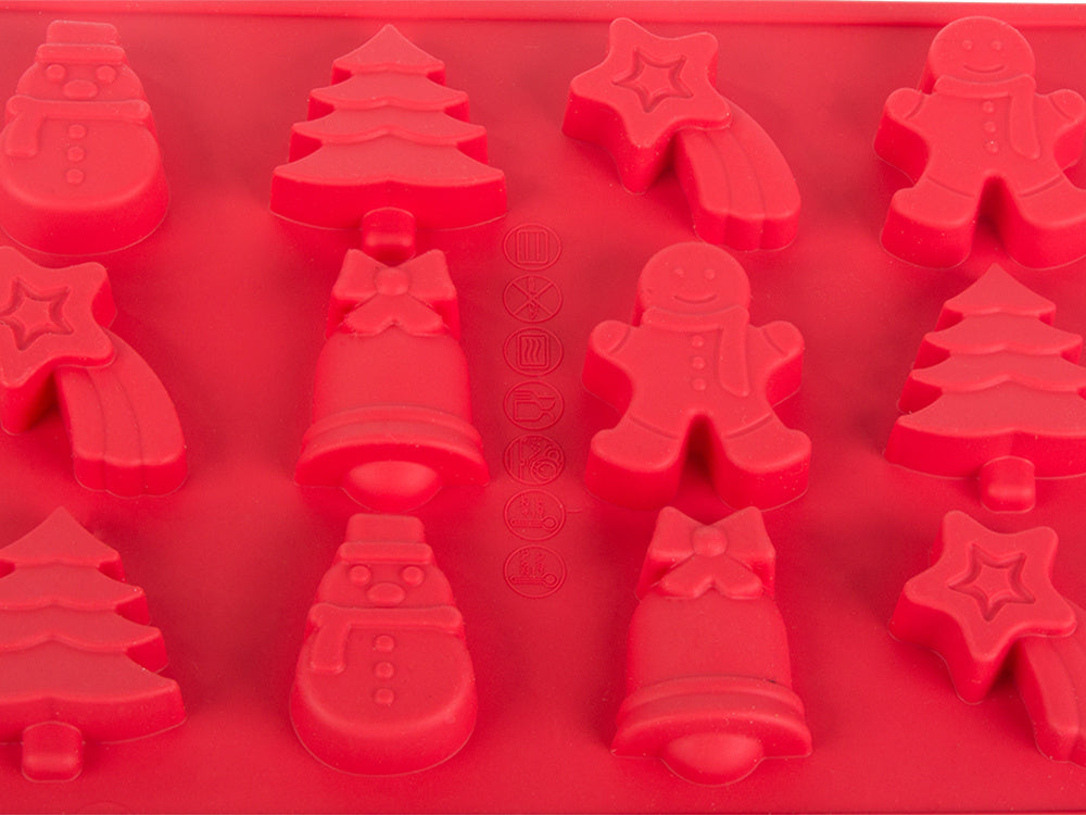 Cepamās pannas 6 daļu svētku piparkūku vīriņu komplekts