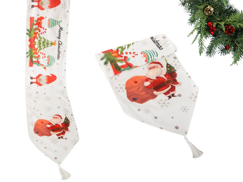 Ziemassvētku galda celiņš Ziemassvētku galdauts Ziemassvētku vakaram 205x35cm