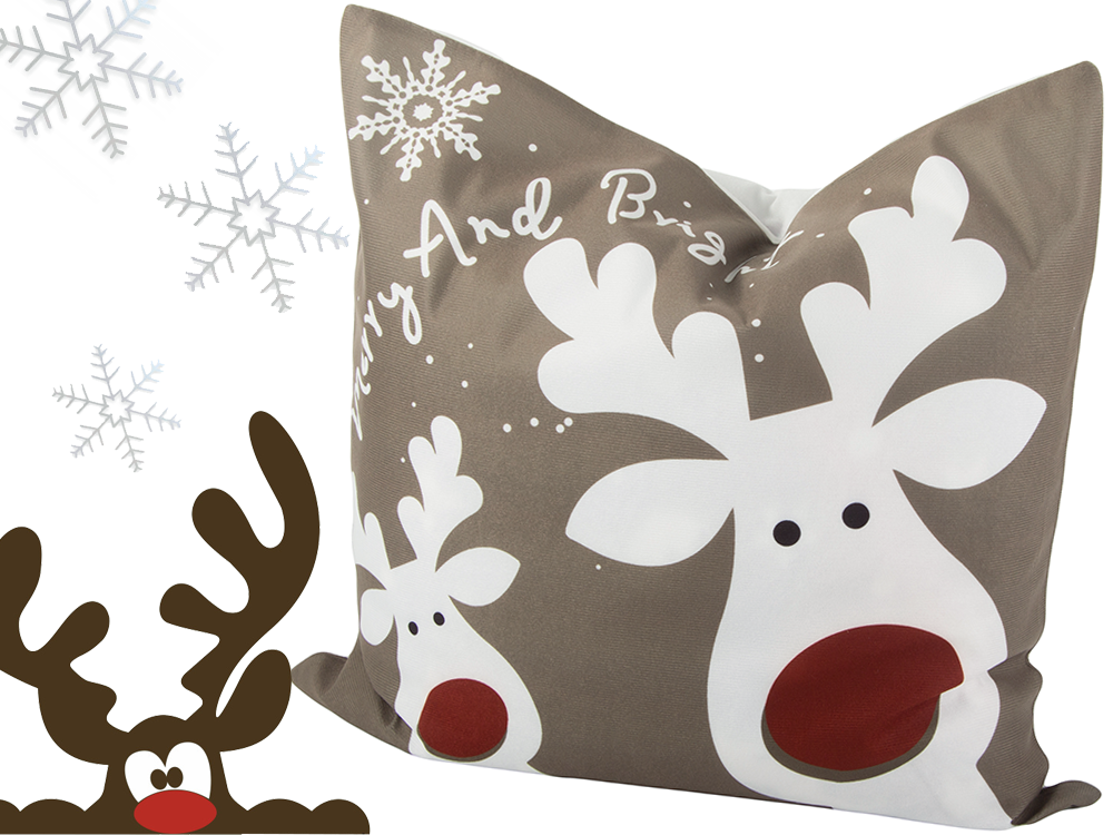 Ziemassvētku spilvena pārvalks 45x45 Ziemassvētkiem