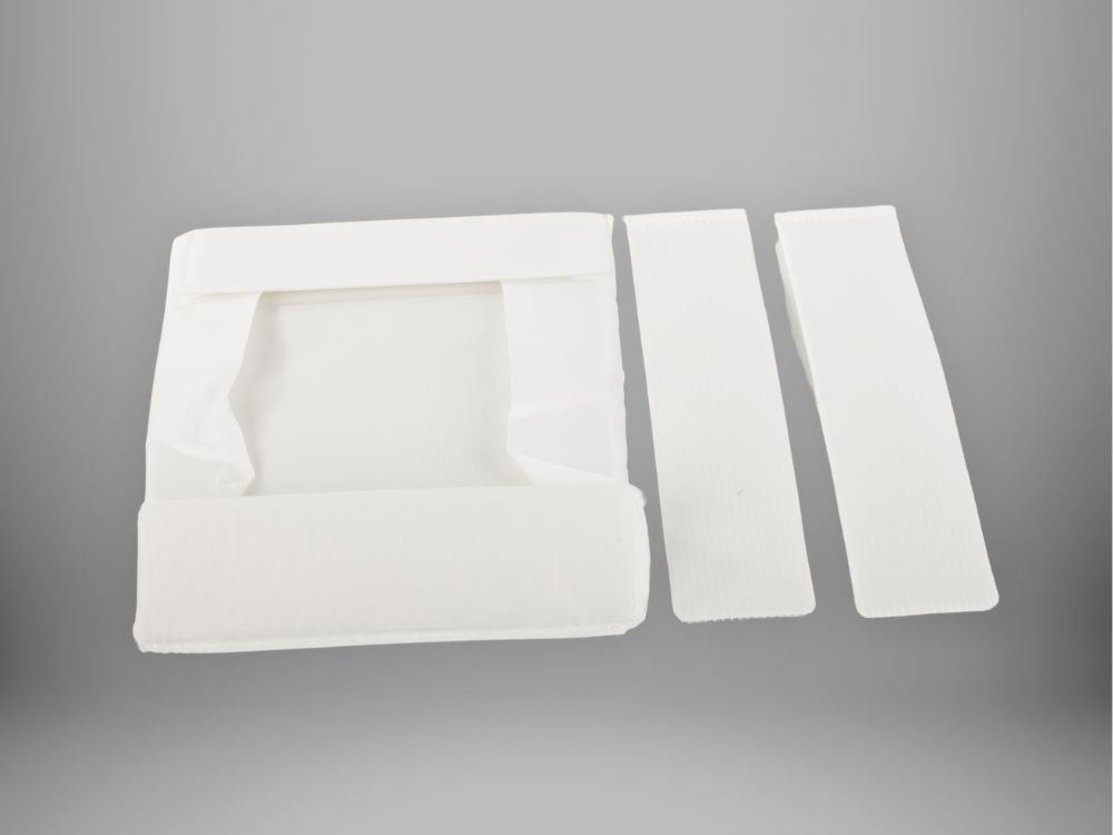 Apģērbu organizators apakšveļai skapja atvilktnei, balts, universāls