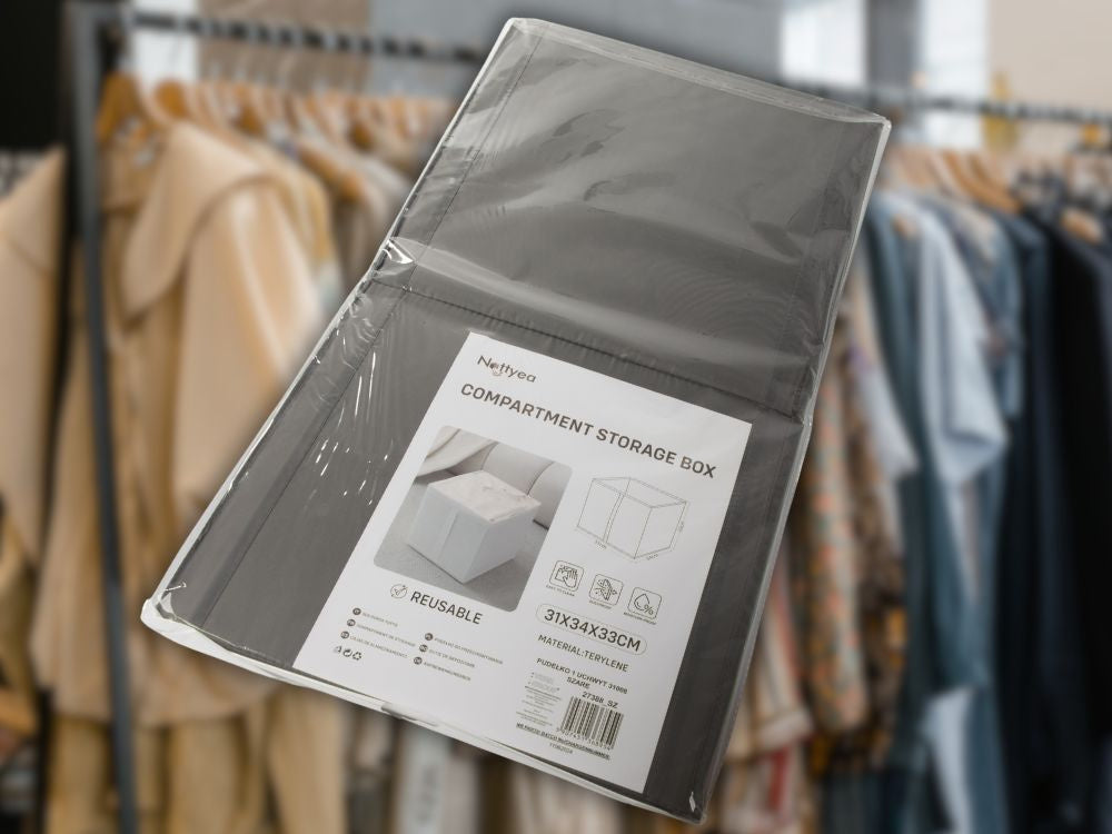 Organizatora kaste drēbēm, drēbju veļa, liels skapja konteiners