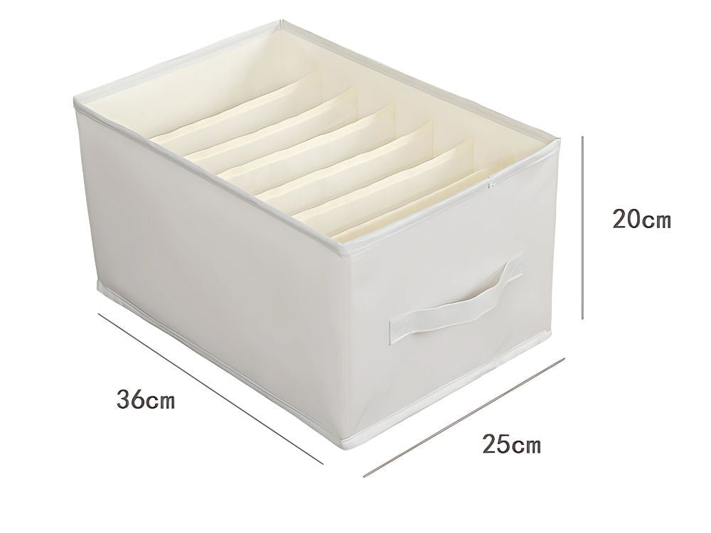 Apģērbu organizators apakšveļa bikses atvilktne skapis zeķes baltas