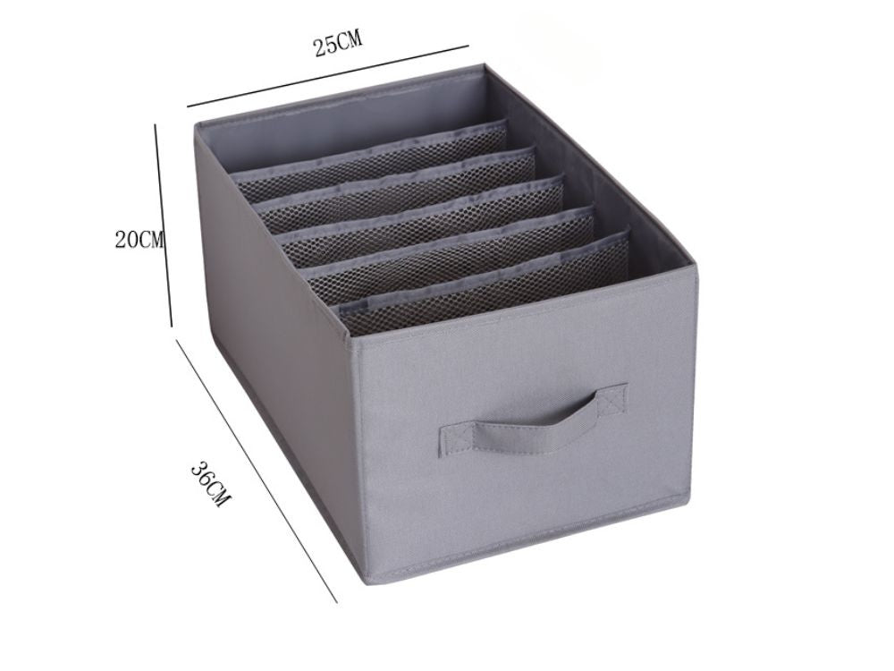 Apģērbu organizators apakšveļa bikses atvilktne skapis zeķes pelēks