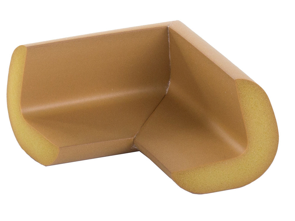 Mēbeļu stūra virsma mēbeļu līstēm bronzas uzlīmēm x4