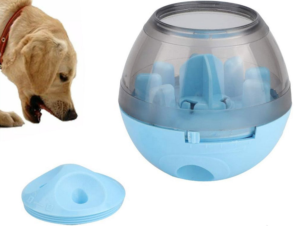 Interaktīva rotaļu suņu našķu bumba lēnas mācīšanās apguvei