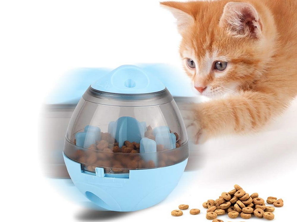 Interaktīva rotaļu suņu našķu bumba lēnas mācīšanās apguvei