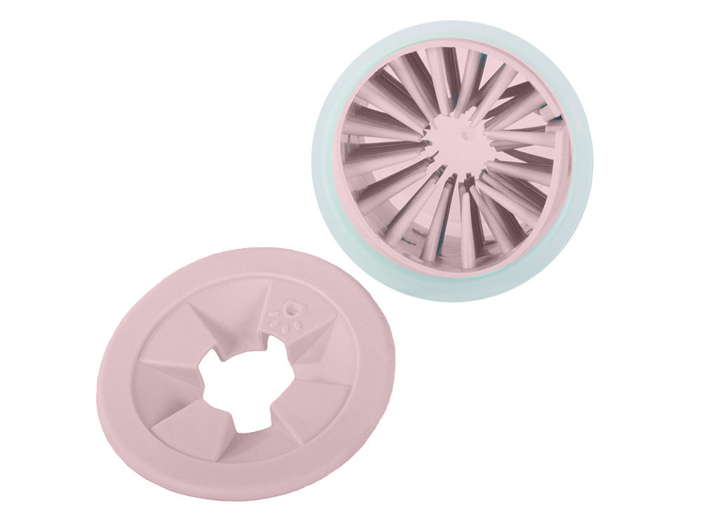 Ķepu tīrītājs suņiem, kaķiem, silikona krūzītēm, silikona spalvām un ķepām