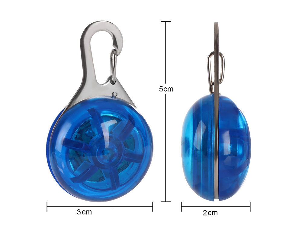 LED kakla siksnas gaismiņa suņu kakla siksnas kulonam kaķu kakla siksnas gaismiņai