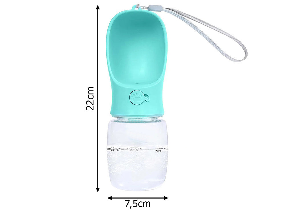 Pārnēsājama suņu pastaigu inde ūdens bļodā 380ml