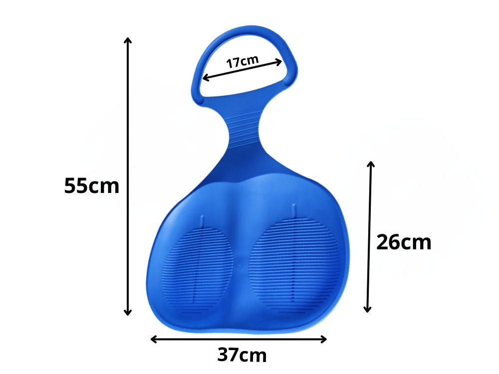 Liels plastmasas ragavu ābolu slidkalniņš sniega slidkalniņš