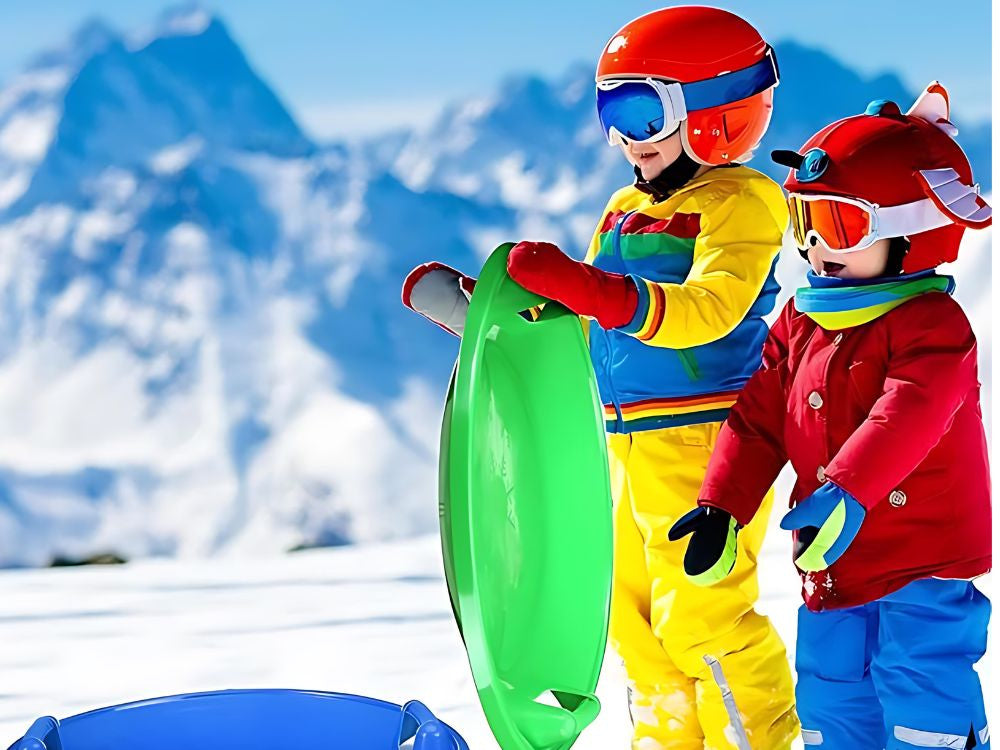 Plastmasas slēpošanas trase sniegam, 62 cm liela