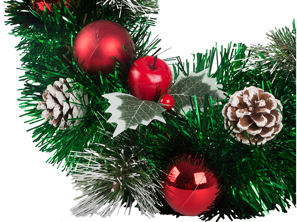 Ziemassvētku dekoratīvā vītne sienu dekorēšanai durvju dekorēšanai Ziemassvētku rotājumi