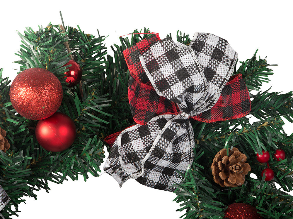 Ziemassvētku dekoratīvā vītne sienu dekorēšanai durvju dekorēšanai Ziemassvētku rotājumi